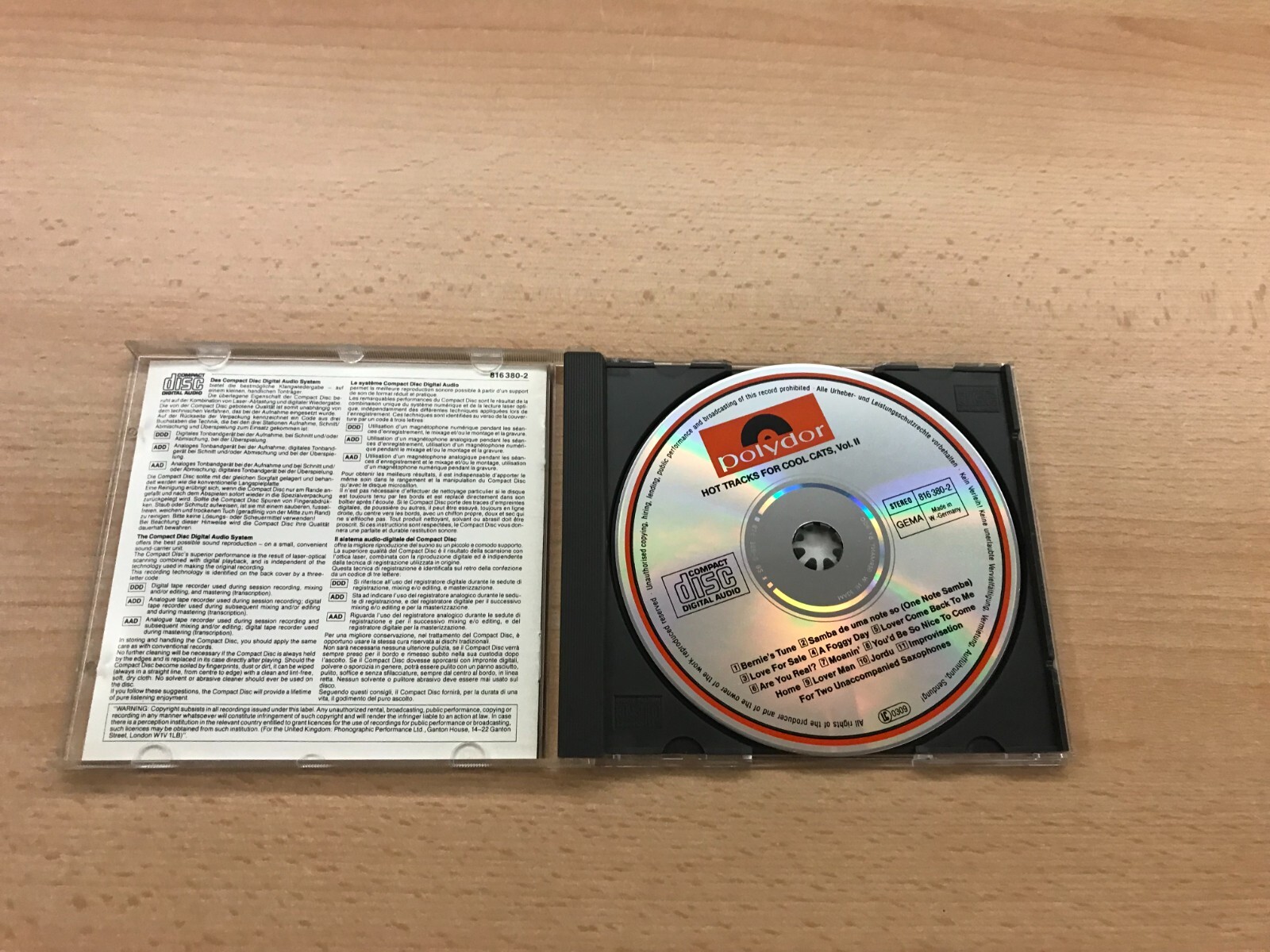Polydor Records – Hot Tracks for Cool Cats Vol. 2 – CD