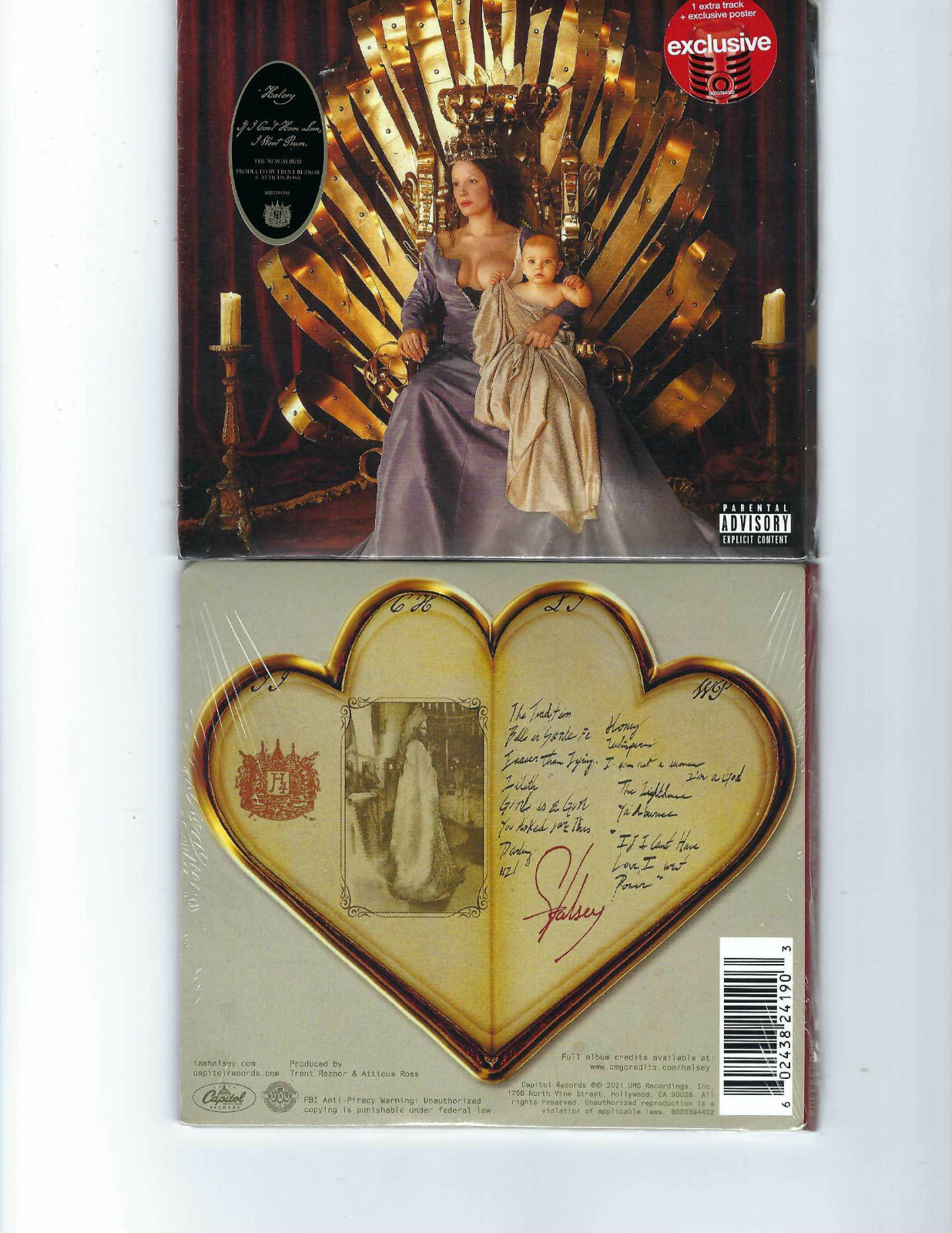 HALSEY – IF I CANT HAVE LOVE, I WANT POWER (CD 2021) NEW *BONUS TRACK & POSTER*