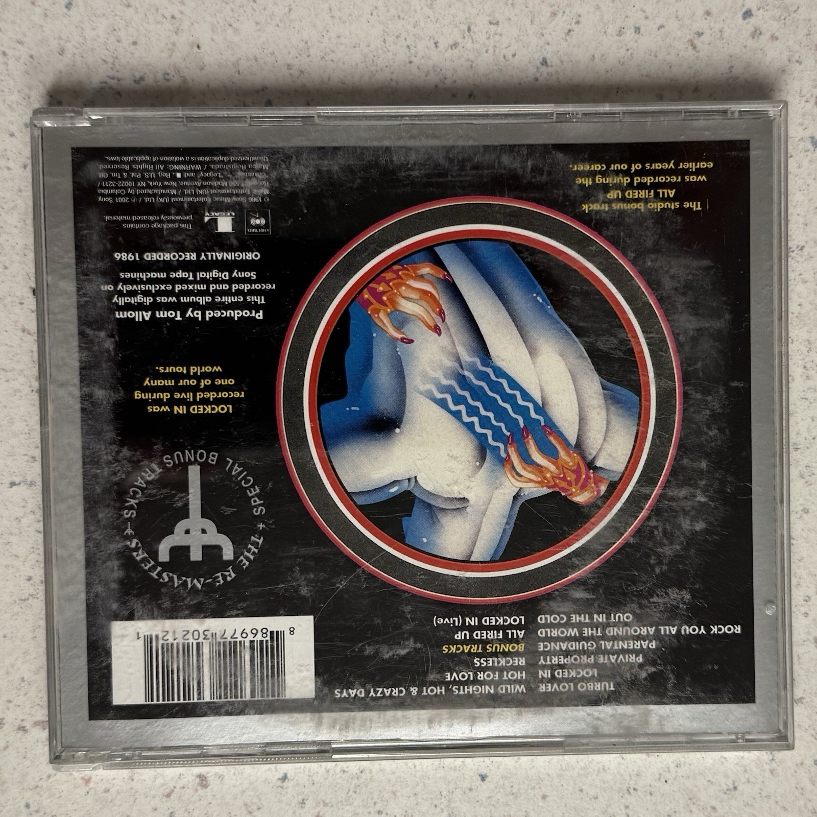 Judas Priest Turbo 1986 CD Heavy Metal Glam Synth Locked In Parental Guidance