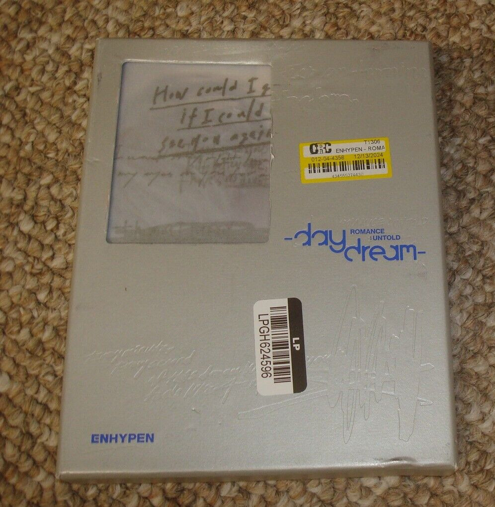 Enhypen Romance Untold Daydream CD Box Set. Silver Box