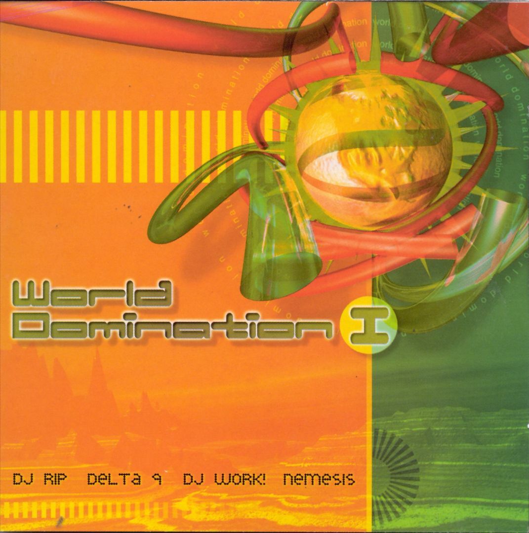 World Domination 2CD Hardhouse Hardcore UC DJ Rip Delta 9 DJ Work Sealed New!