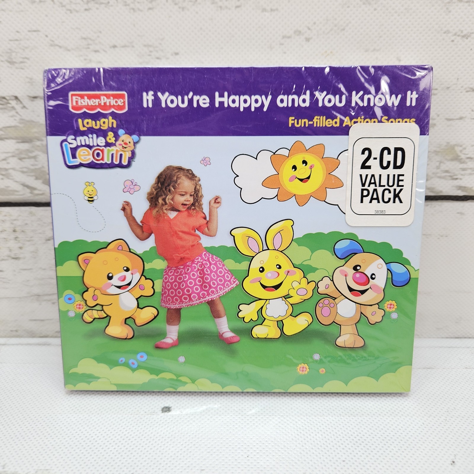 Fisher Price Laugh Smile And Learn CD 2 Disc Value Pack 2010 If Your Happy New