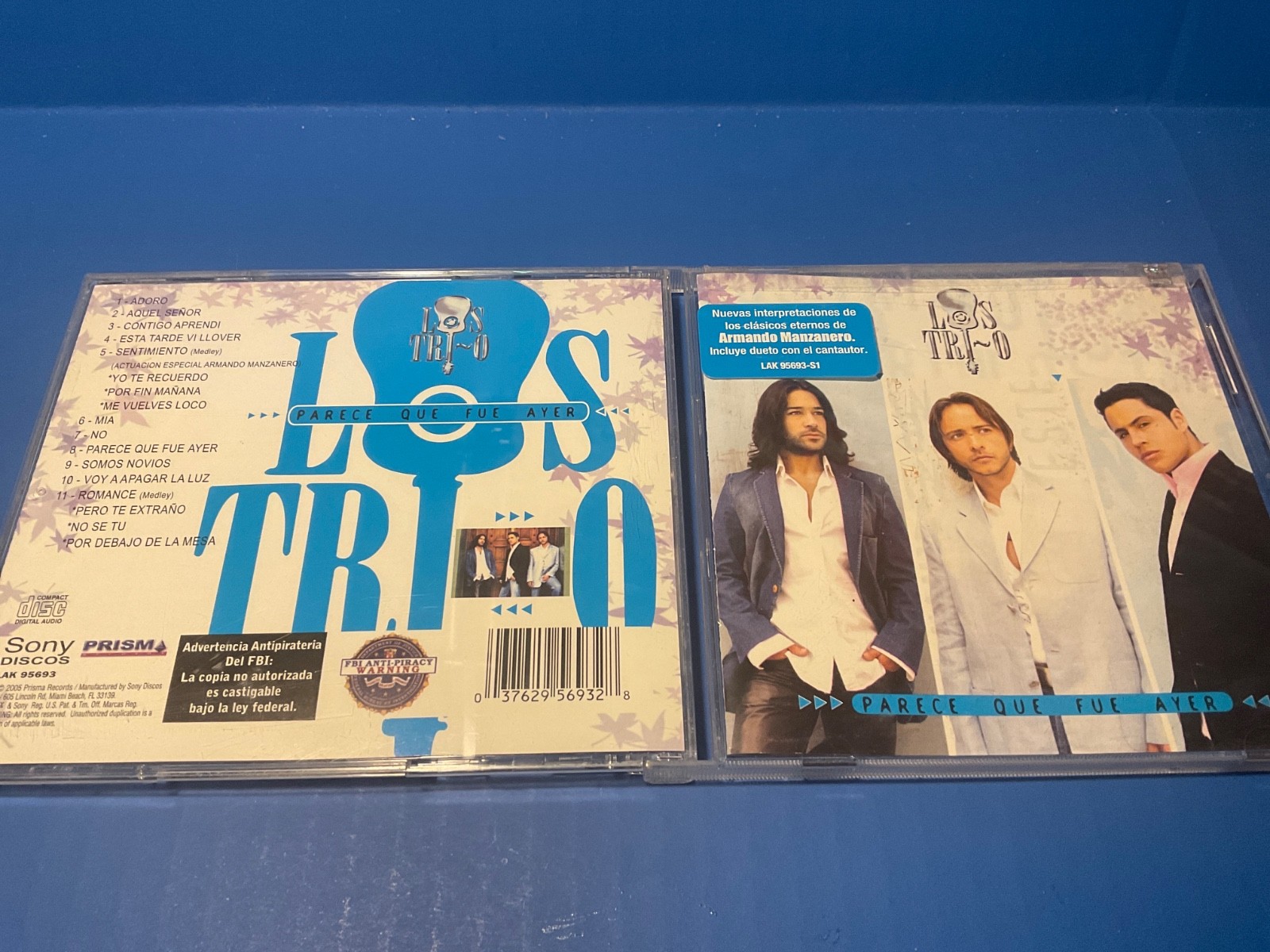 LOS TRIO – Parece Que Fue Ayer – Latin Pop/Rock CD 2005
