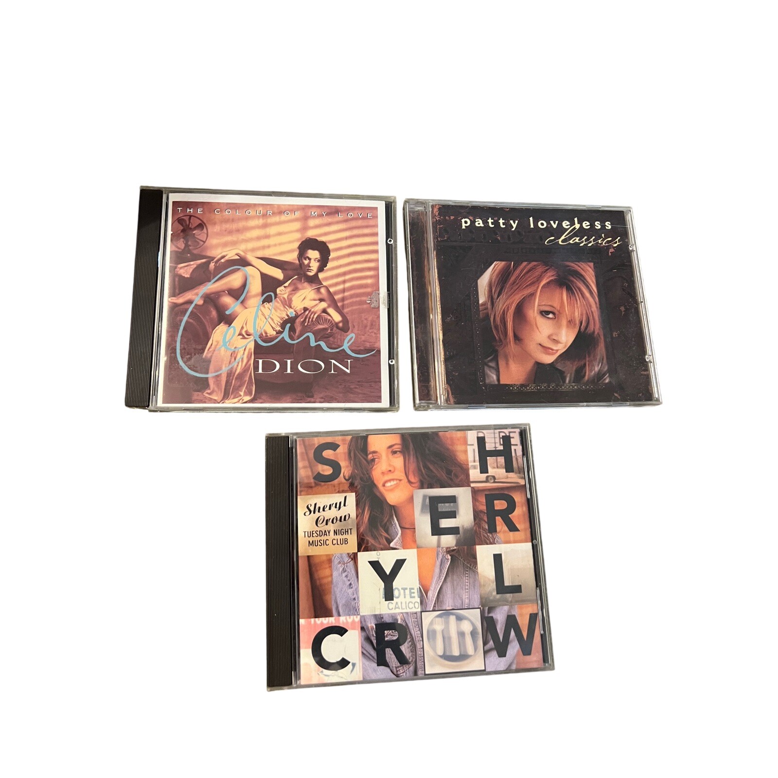 VTG 3 CD Bundle 1990s Patty Loveless, Celine Dion, Sheryl Crow Country