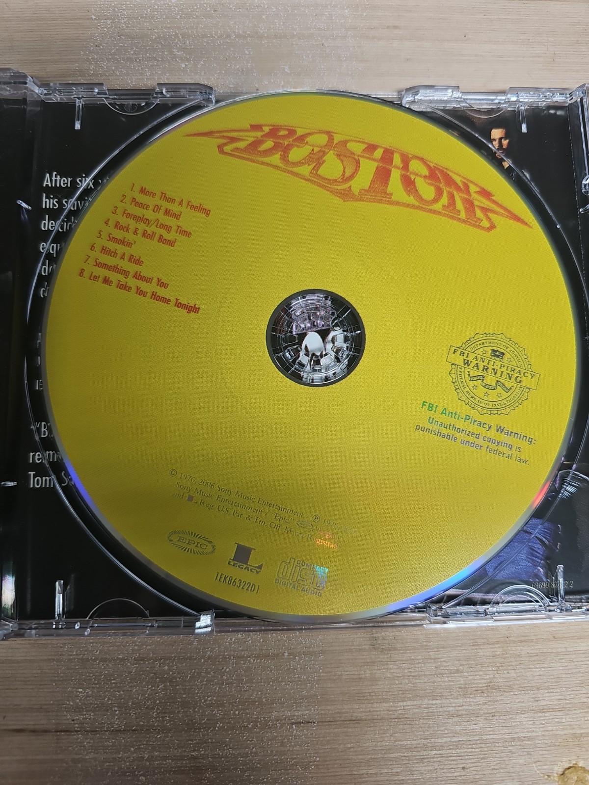 Boston – More Than a Feeling CD – GOOD CONDITION!!!
