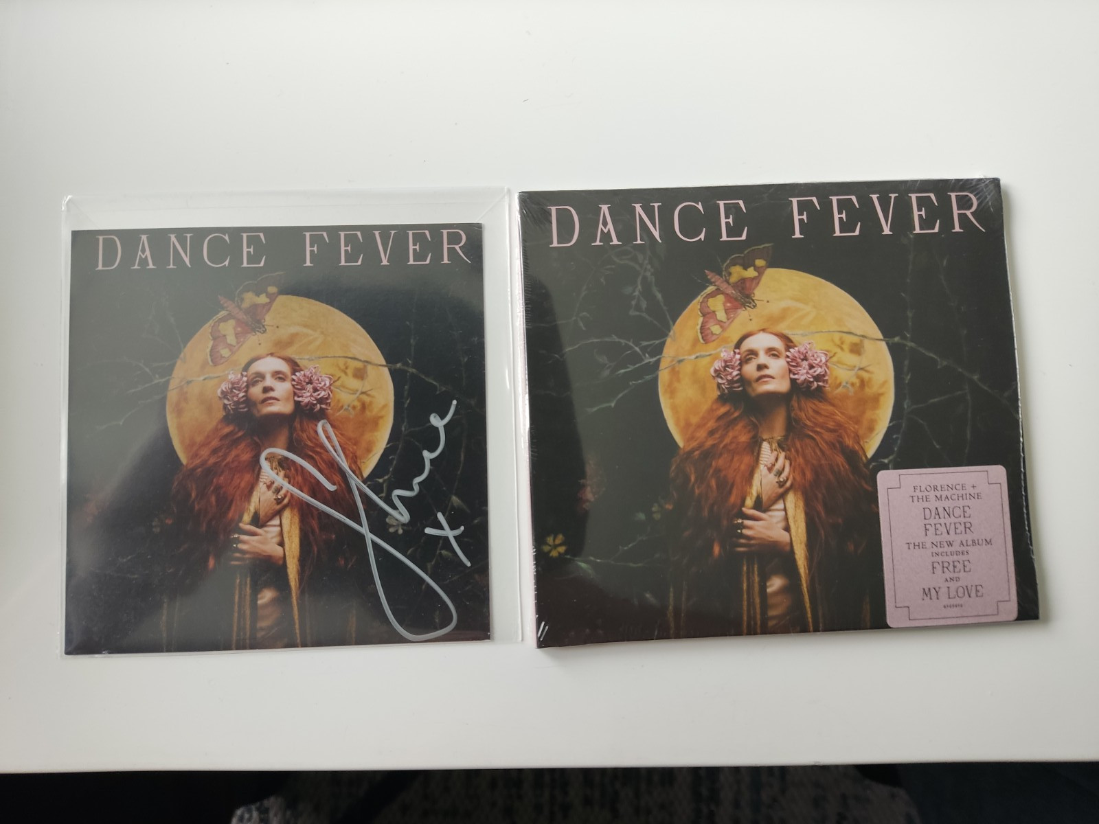 FLORENCE + THE MACHINE DANCE FEVER CD AND SIGNED /AUTOGRAPH ART CARD SEALED