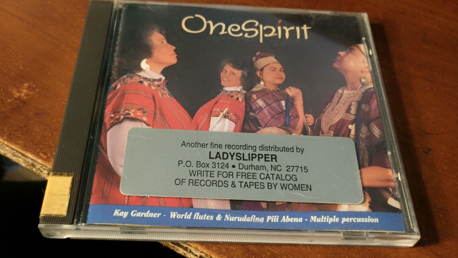 ONE SPIRIT KAY GARDNER WORLD FLUTES NURUDAFINA PILI ABENA LADY SLIPPER CD