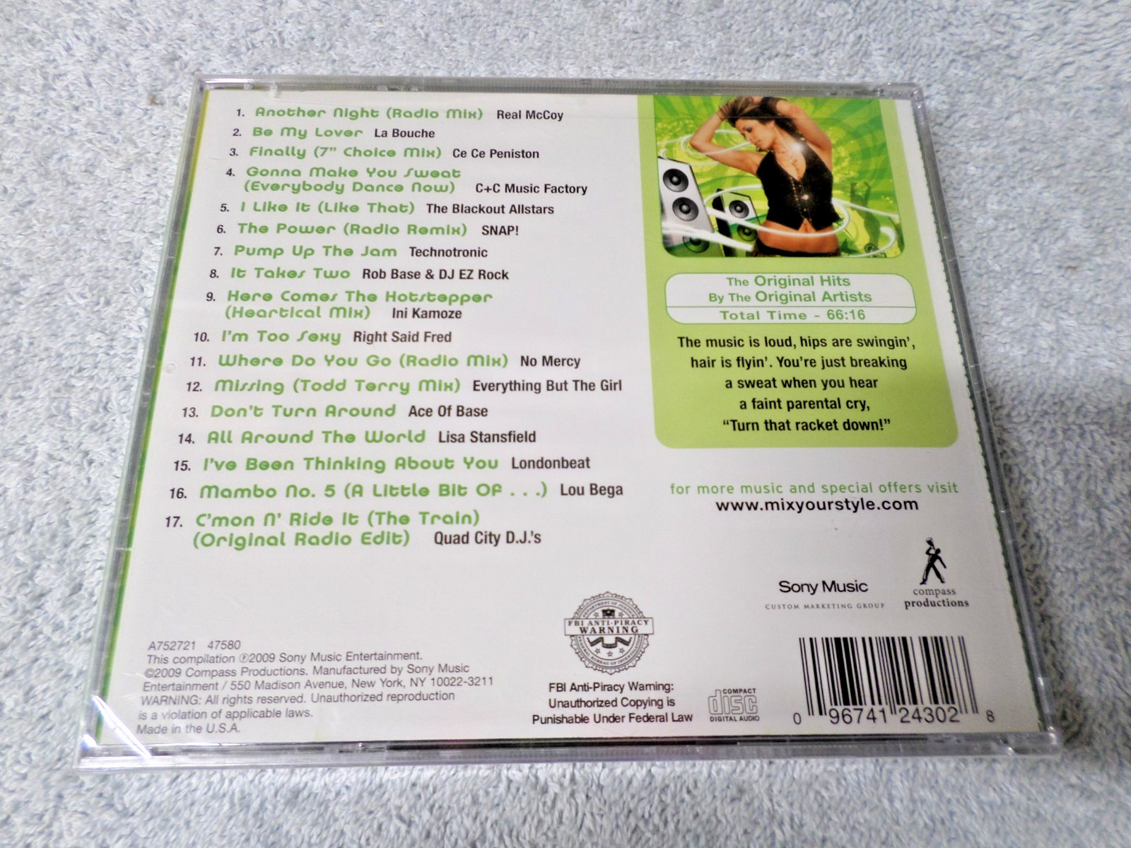 DANCE PARTY PLAYLIST – (CD, 2009 SONY) – VARIOUS ARTISTS – NEW