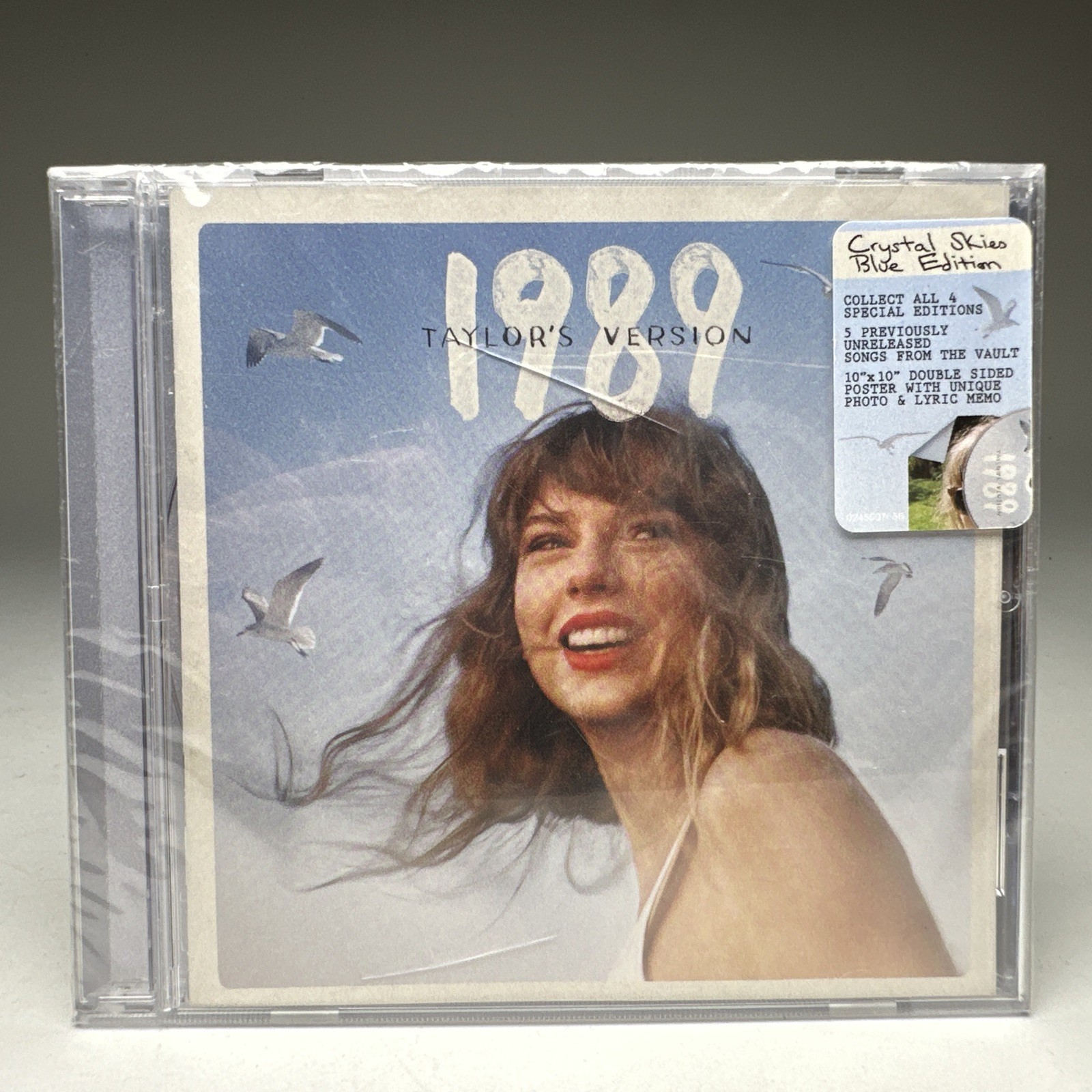 Taylor Swift 1989 Taylor’s Version Crystal Skies Blue Edition CD New Sealed