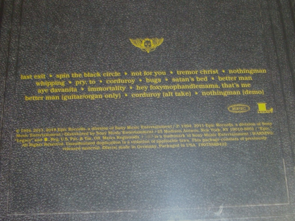 PEARL JAM VITALOGY EXPANDED EDITION CD EPIC/LEGACY RECORDS SEALED/BRAND NEW
