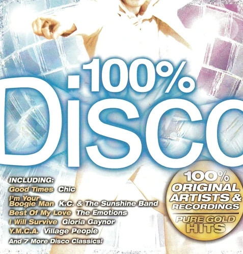 100% Disco (Pure Gold Hits) CD – Various Artists (2001 Compilation)