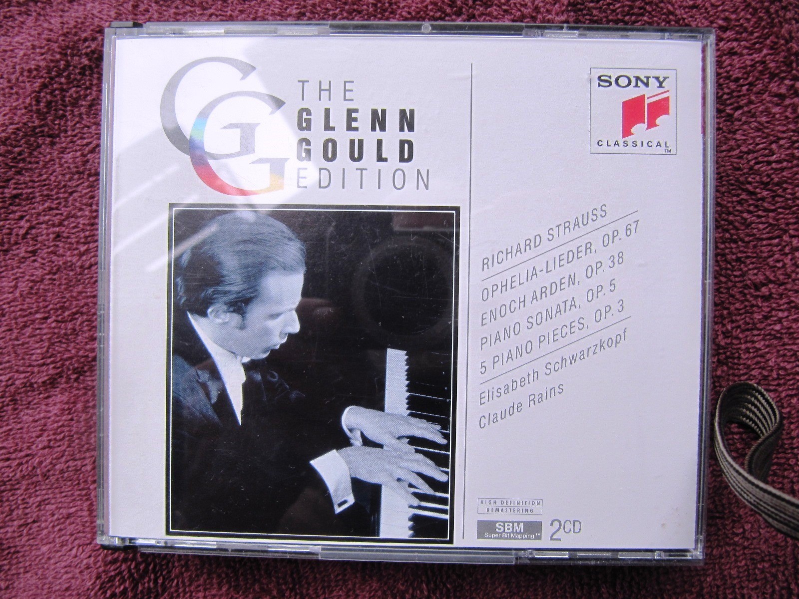 GLENN GOULD Elisabeth Schwarzkopf Claude Rains RICHARD STRAUSS Piano Sonata SONY
