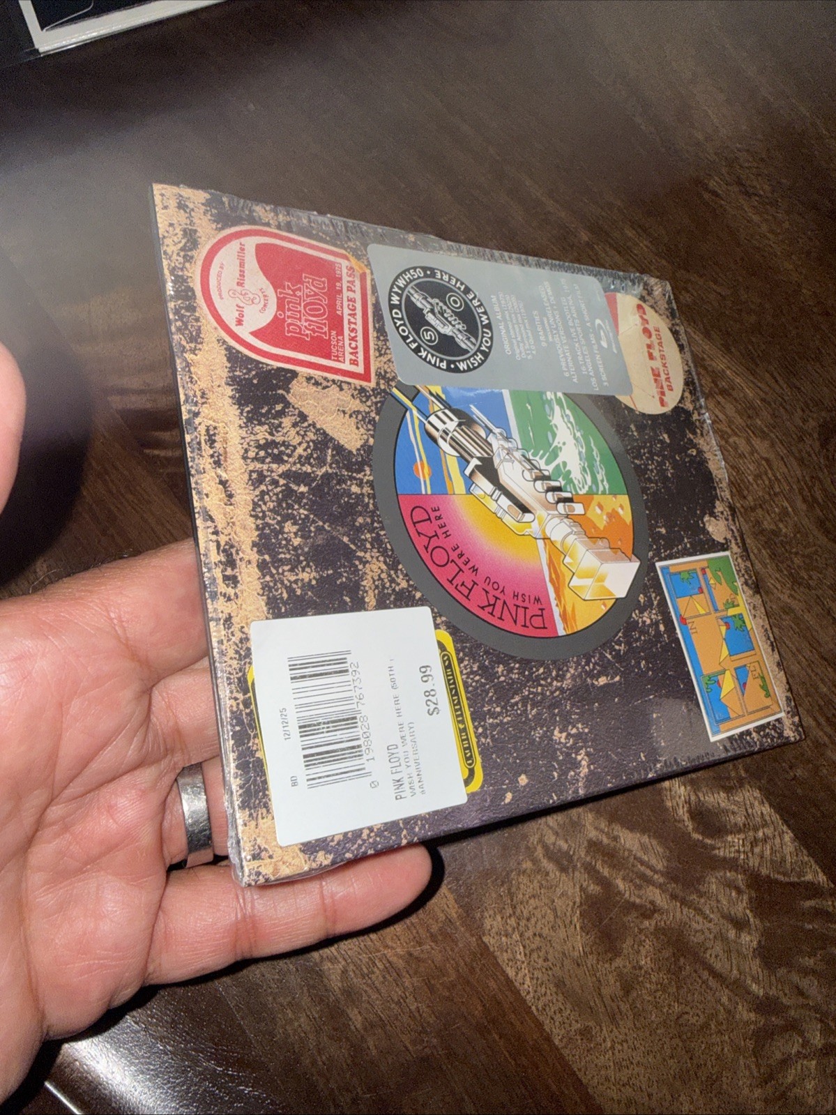 Pink Floyd WISH YOU WERE HERE (50TH ANNIVERSARY) – BLURAY New With Hype