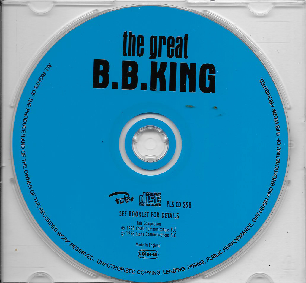 The Great B.B. King CD Castle Records 1998 Like New DISC ONLY