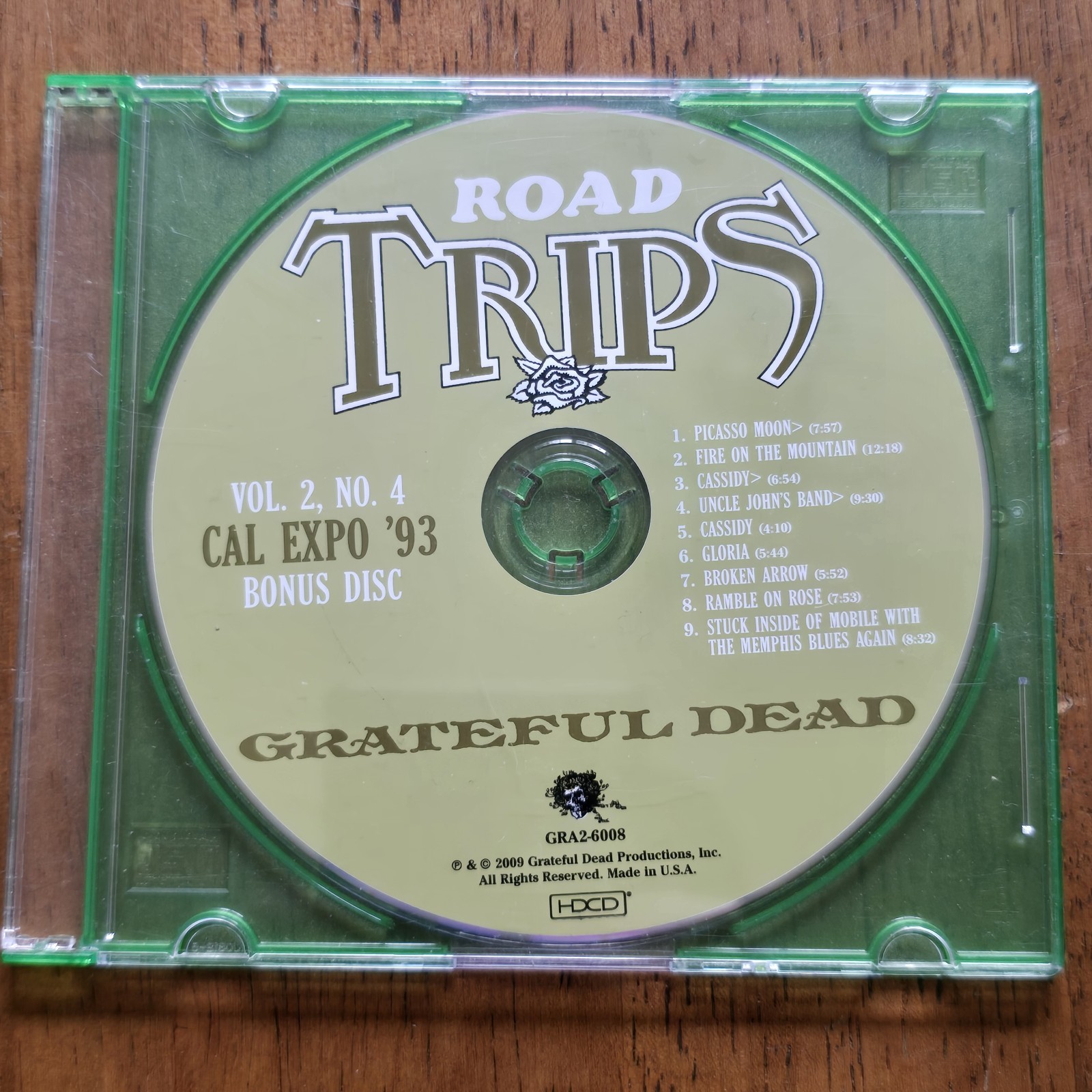 Grateful Dead Road Trips Vol. 2 No. 4 Bonus Disc – CAL EXPO ’93 – HDCD 2009