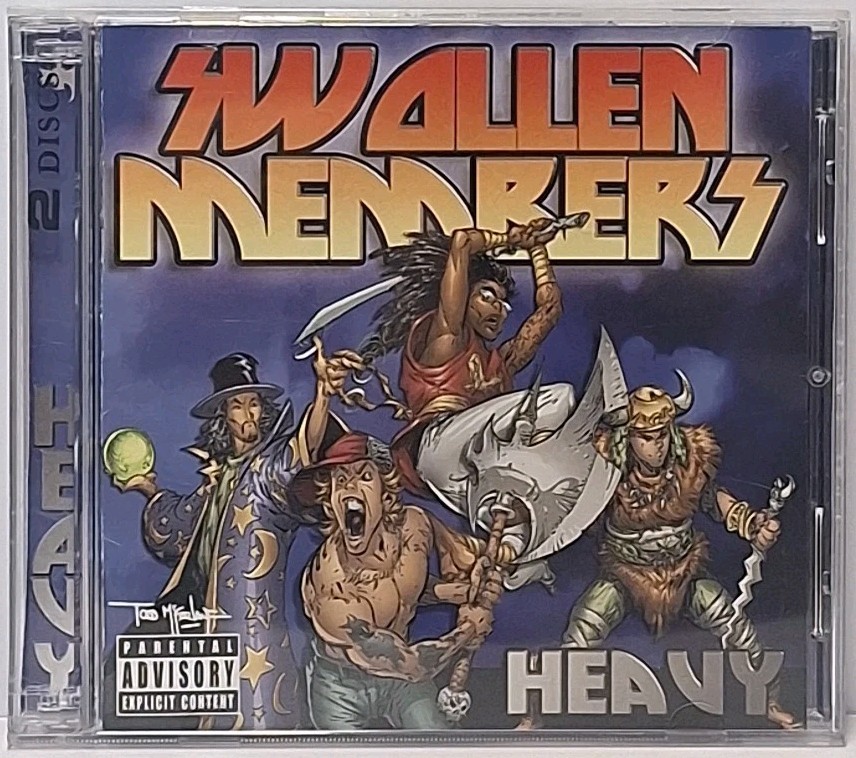 Swollen Members Heavy CD 2003 Battle Axe Records Excellent Condition EX OOP Rare
