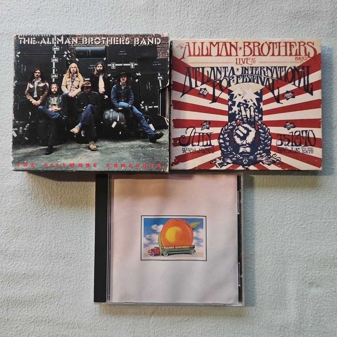 Allman Brothers Band CD Lot – 3 Titles – Atlanta Pop 1970 Fillmore Eat A Peach