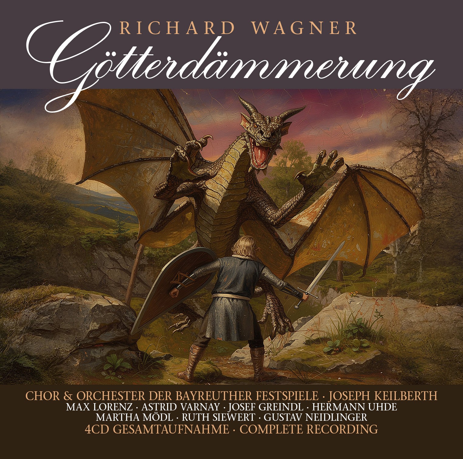 CD Richard Wagner Götterdämmerung – Bayreuth Festival Opera 3 Elevators 4CDs