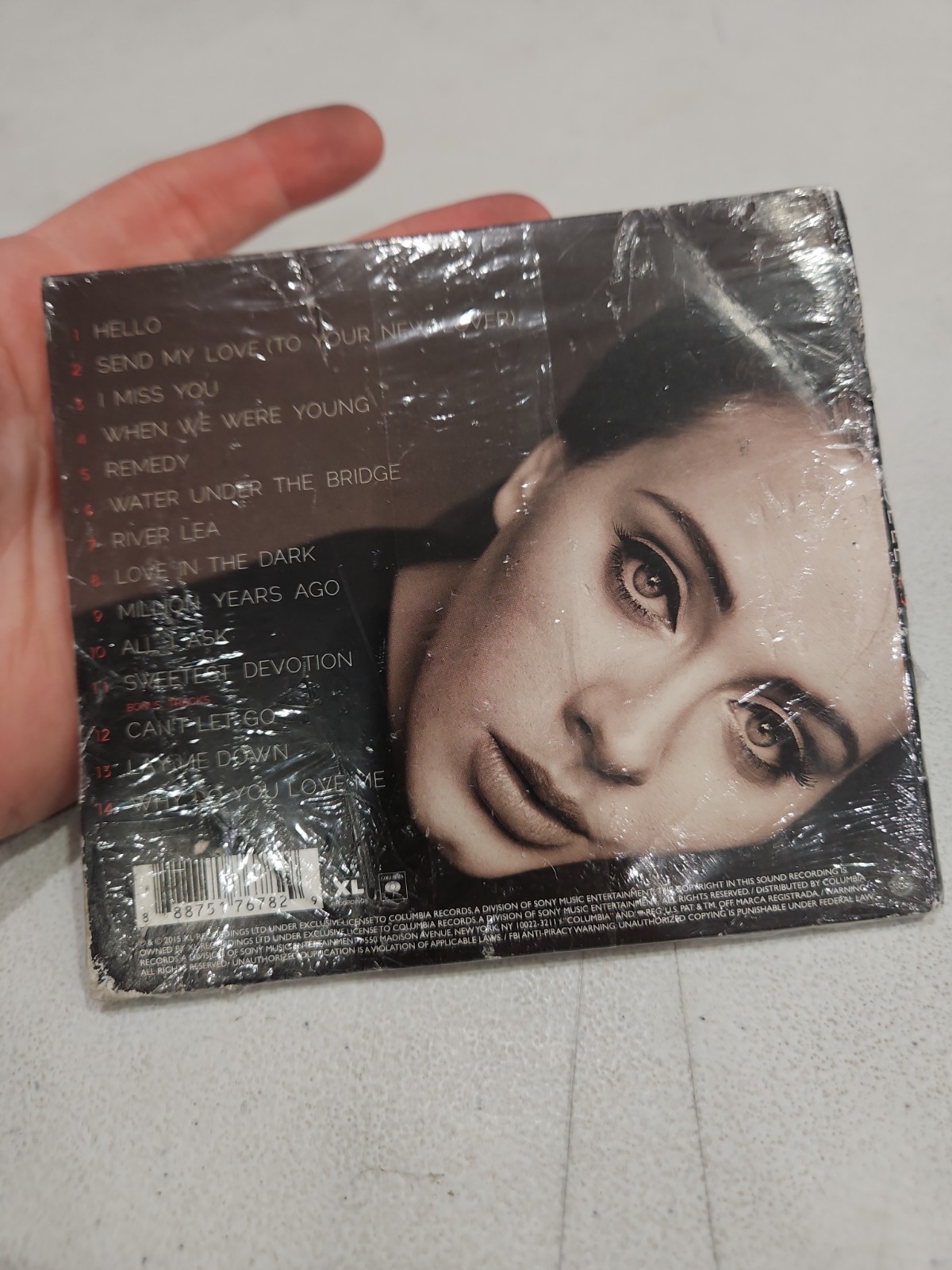 25 by Adele (CD, 2015, Columbia) Target Exclusive 3 Extra Songs NEW – CASE ROUGH
