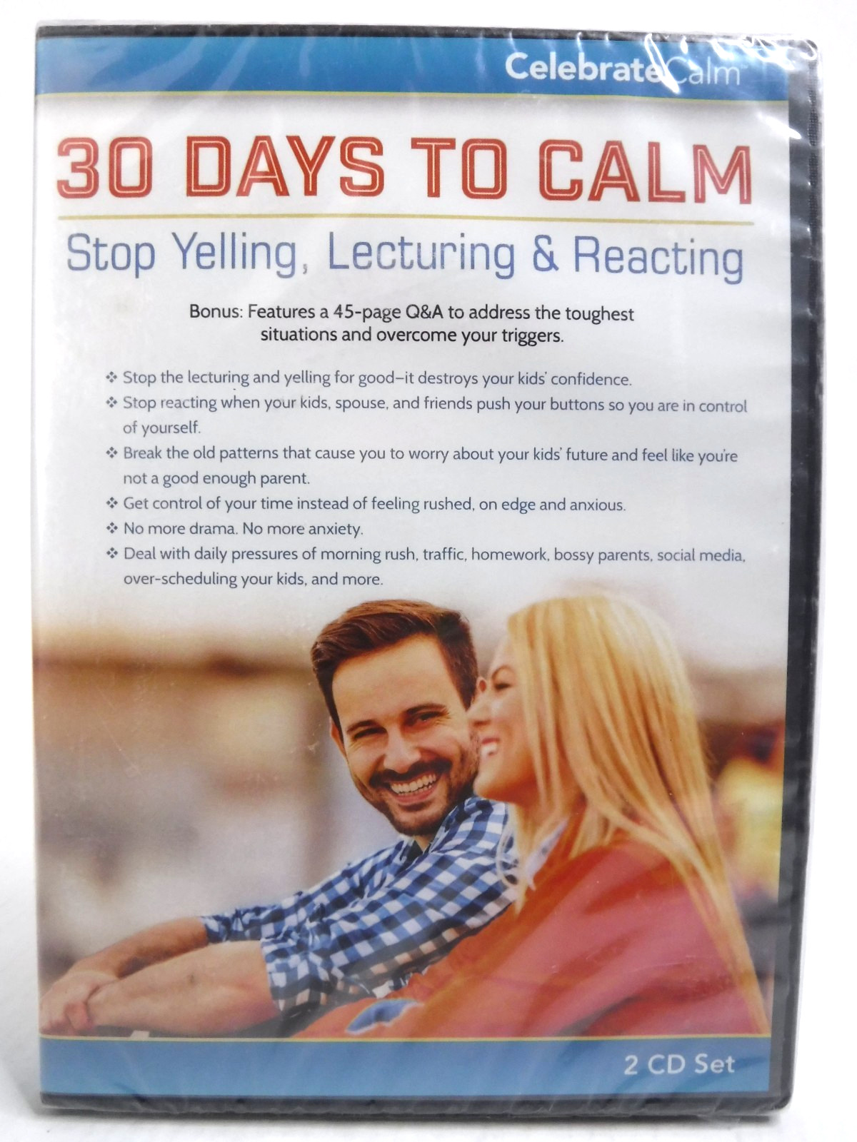 Celebrate Calm 30 Days to Calm Stop Yelling, Lecturing & Reacting 2-Disc CD Set