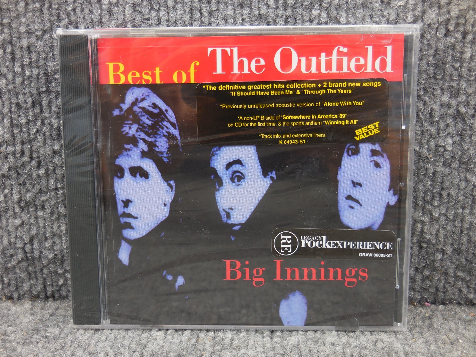 1996 New Sealed CD Best of The Outfield Big Innings CK 64943 Sony Legacy
