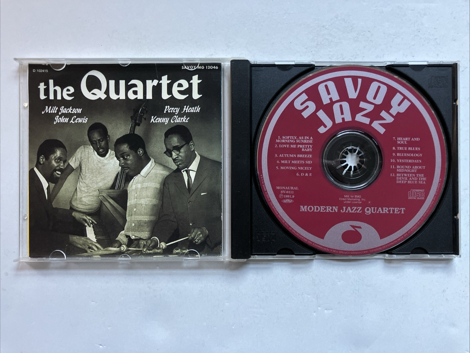 Modern Jazz Quartet CD – Self-Titled – Milt Jackson – John Lewis – Very Good
