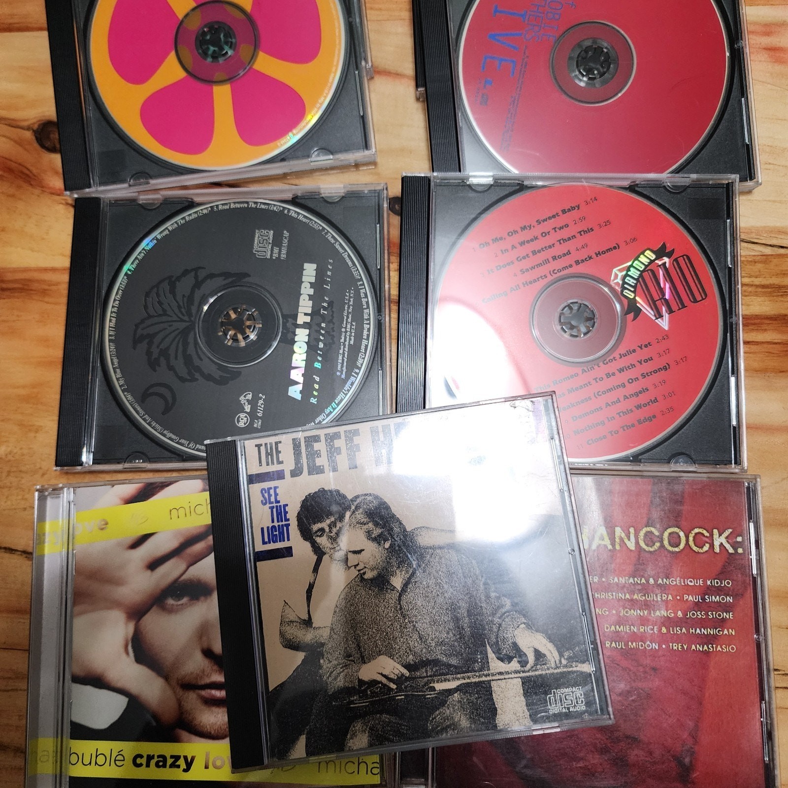Lot of 15 Music CDs Vintage Oldies Country Soft Rock Jazz Mixed Genres W Cases
