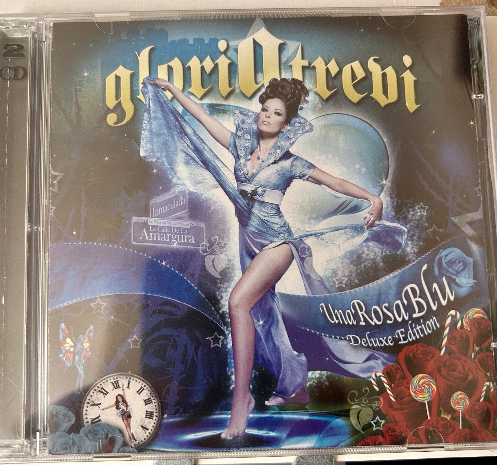 GLORIA TREVI – Una Rosa Blu – (DELUXE EDITION) Cd+ Dvd * NEW