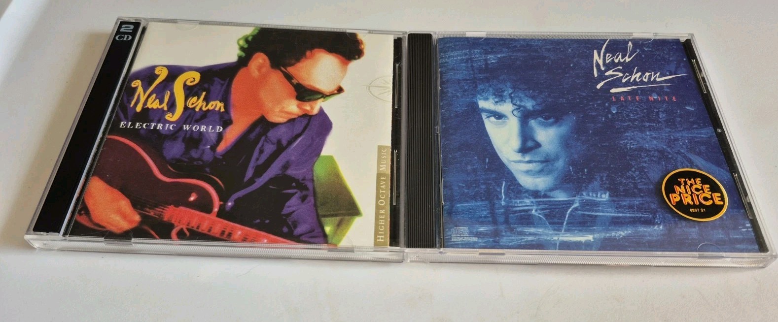 Neal Schon, 2 CDs Lot, #1 Late Nite, #2 Electric World, 2 CDs Excelent condition