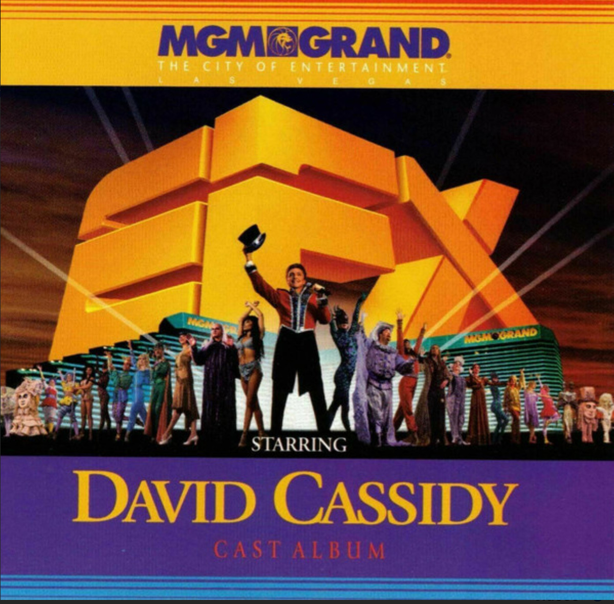 EFX w/David Cassidy Cast Album (1997) CD MGM Grand Las Vegas Strip Rare NEW