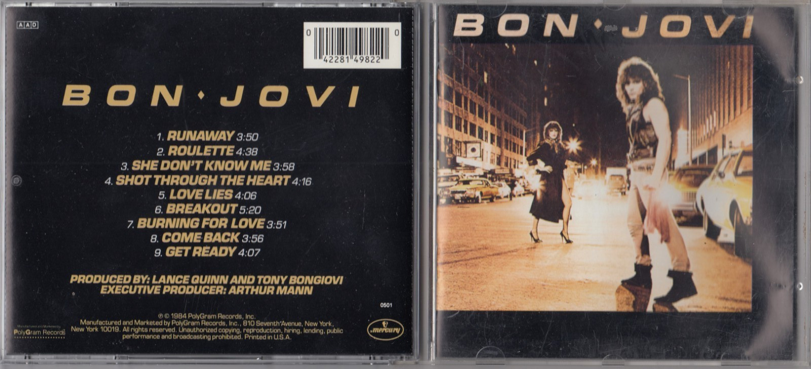 Bon Jovi by Bon Jovi (CD, Oct-1990, Mercury)