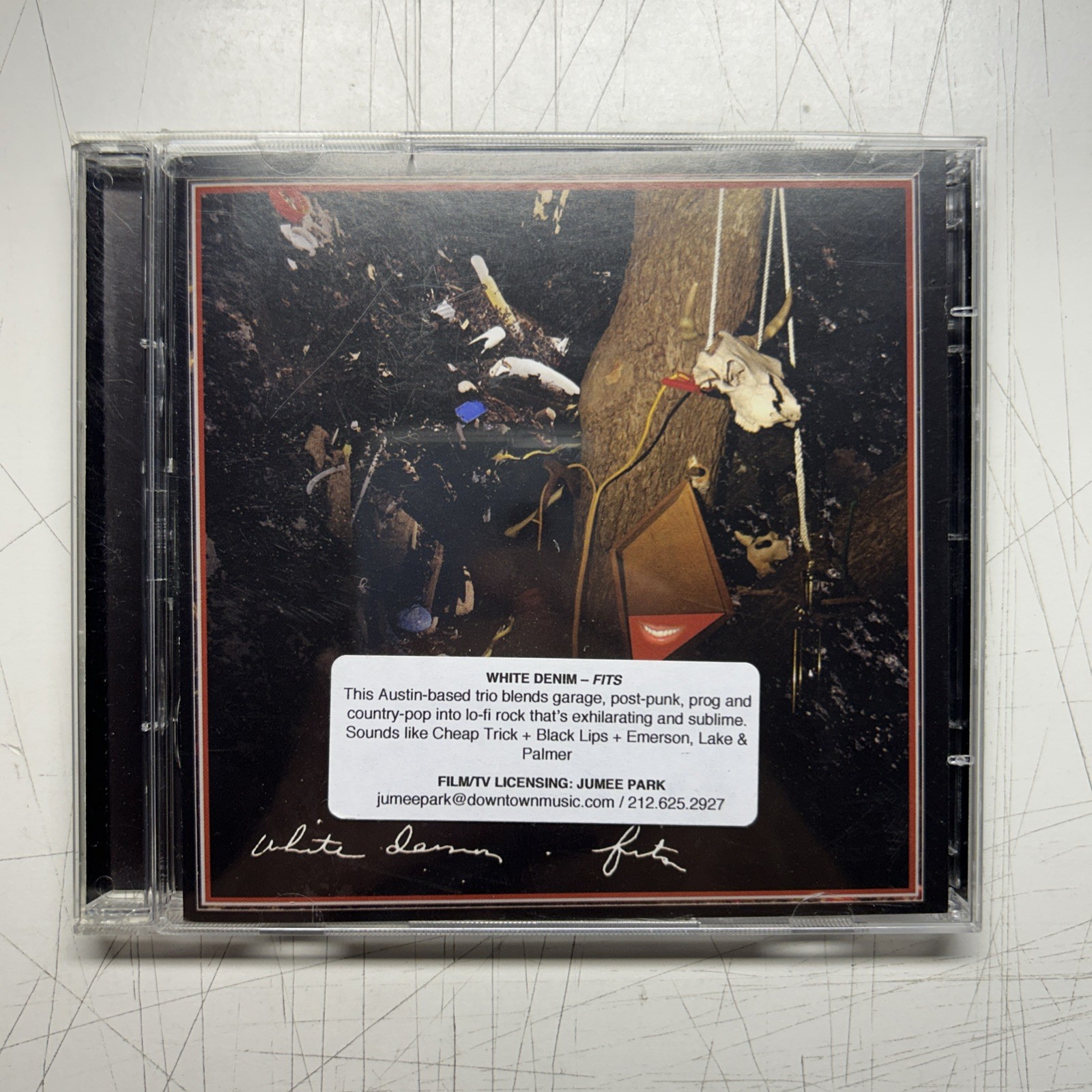 White Denim Fits + Explosions Bonus Disc CD Free Shipping