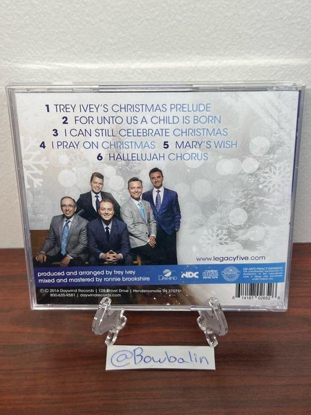 Legacy Five – Messiah CD 2016 Christmas Southern Gospel Daywind Records – New !