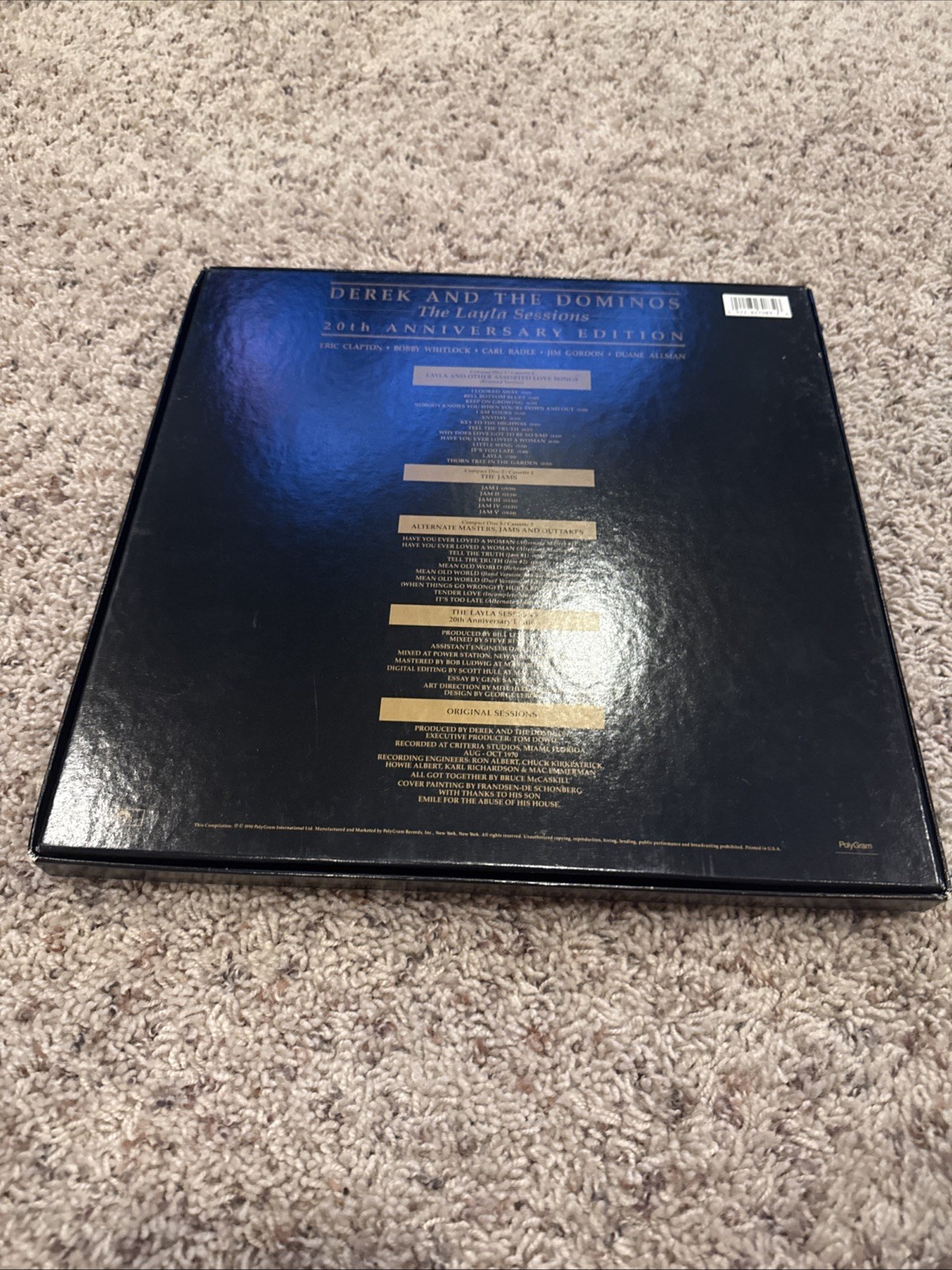 Derek & the Dominos: The Layla Sessions [20th Anniversary Ed. 3CD Box] NEAR MINT