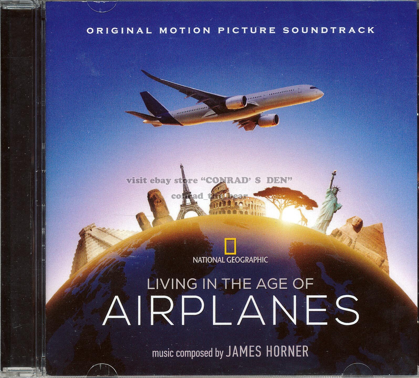 James Horner “LIVING IN THE AGE OF AIRPLANES” score Intrada Ltd CD SEALED oop