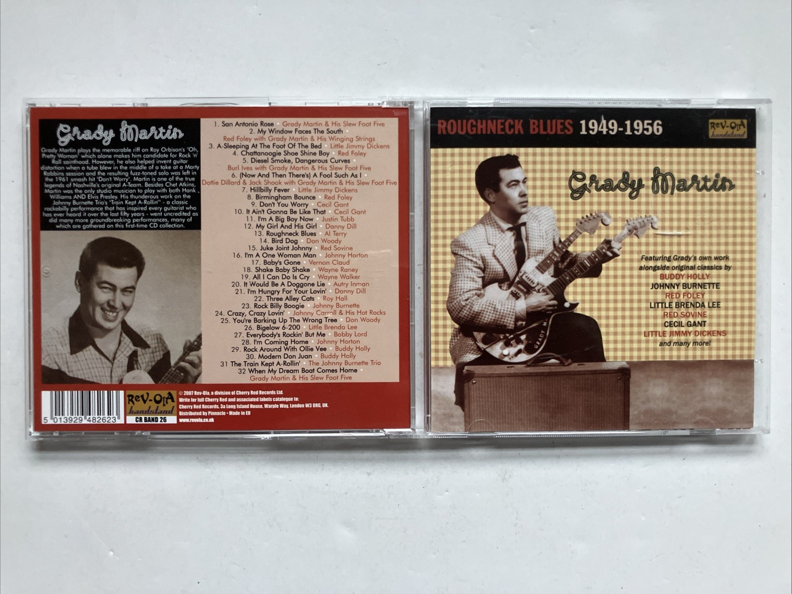 Roughneck Blues 1949-1956 by Grady Martin (CD, 2007) Rev-Ola Records – Like New!