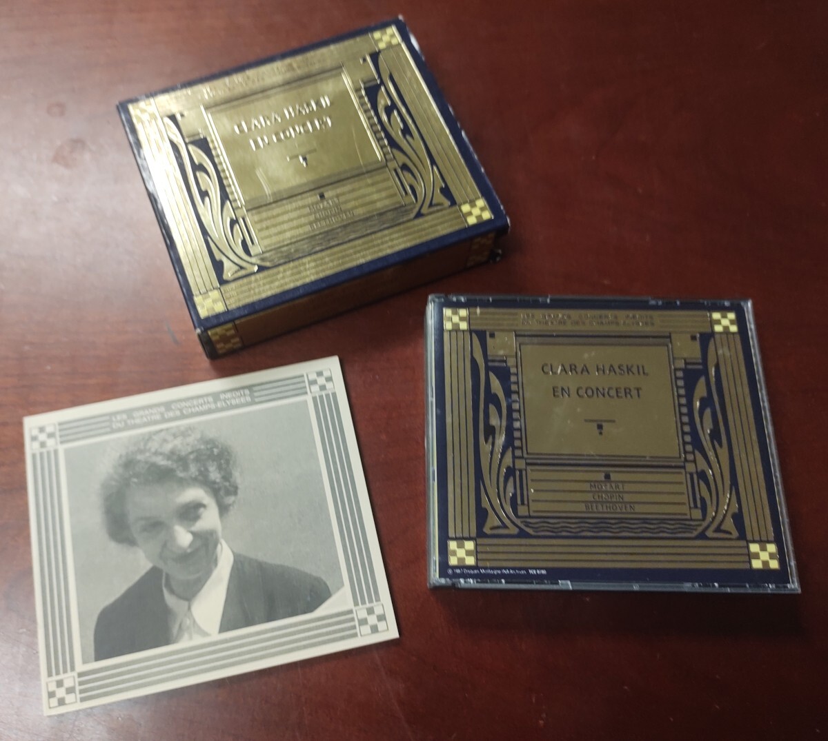 CLARA HASKIL EN CONCERT Box 2 CD Set Mozart Chopin Beethoven with Insert