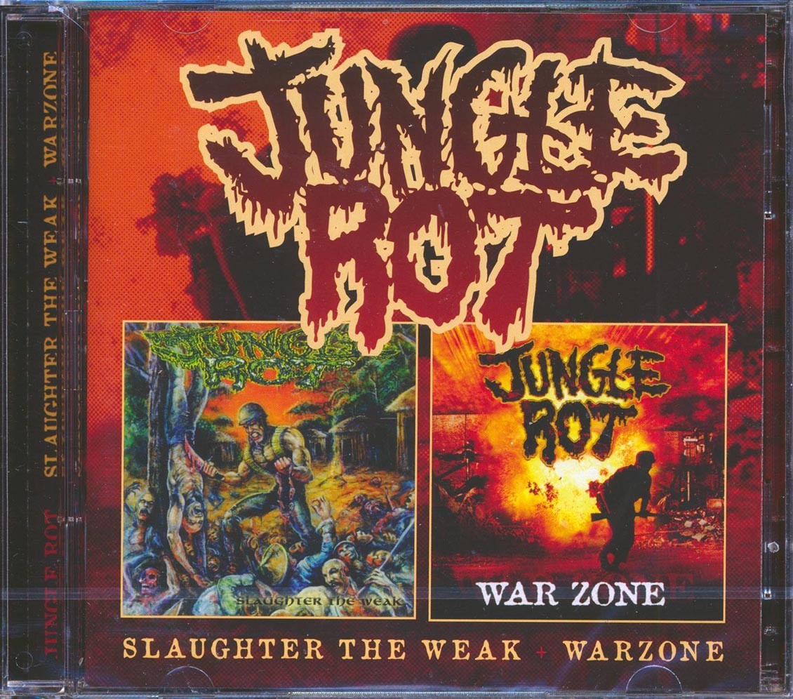 Jungle Rot – Slaughter The Weak + War Zone (21 tracks) (2xCD) [New CD]
