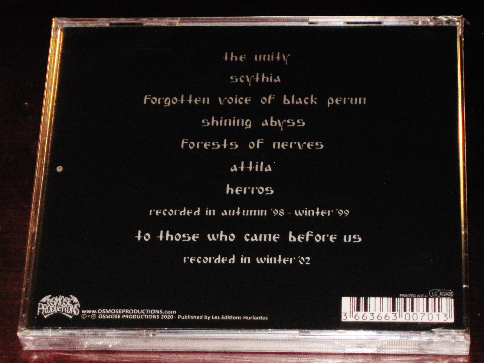 Hate Forest: Scythia CD 2020 Reissue Osmose Productions France OPCD235-1 NEW