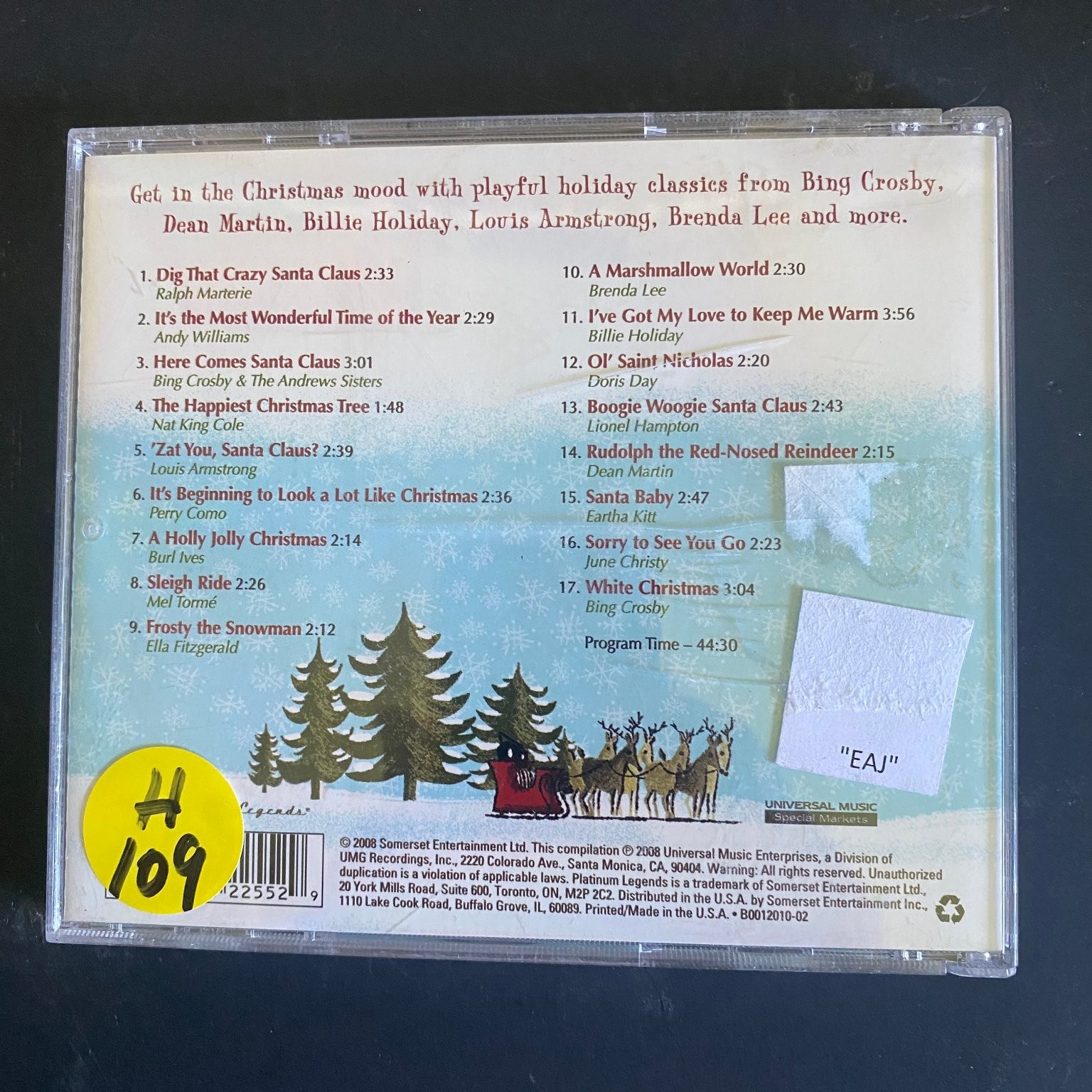 Various Artists – Dig That Crazy Santa Claus CD 2008 Christmas Holiday Pop Jazz