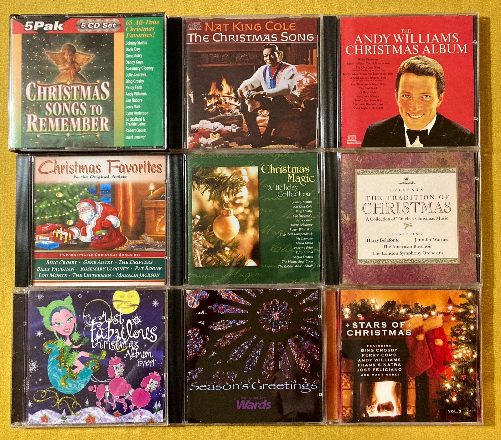 22 CHRISTMAS CD Lot Andy Williams, Nat King Cole, Classics Treasures 1940s-1970s