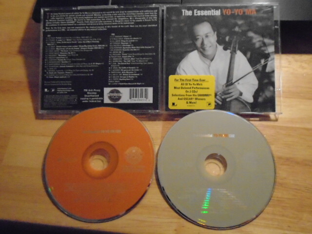 The Essential YO-YO MA 2x CD classical cello 35 songs Ennio Morricone Bach Jobim