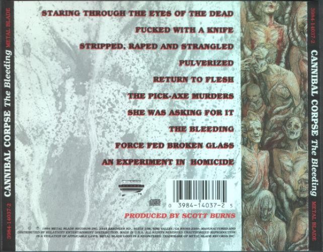 Cannibal Corpse – The Bleeding (CD, Album) (Near Mint (NM or M-)) – [Location_ r