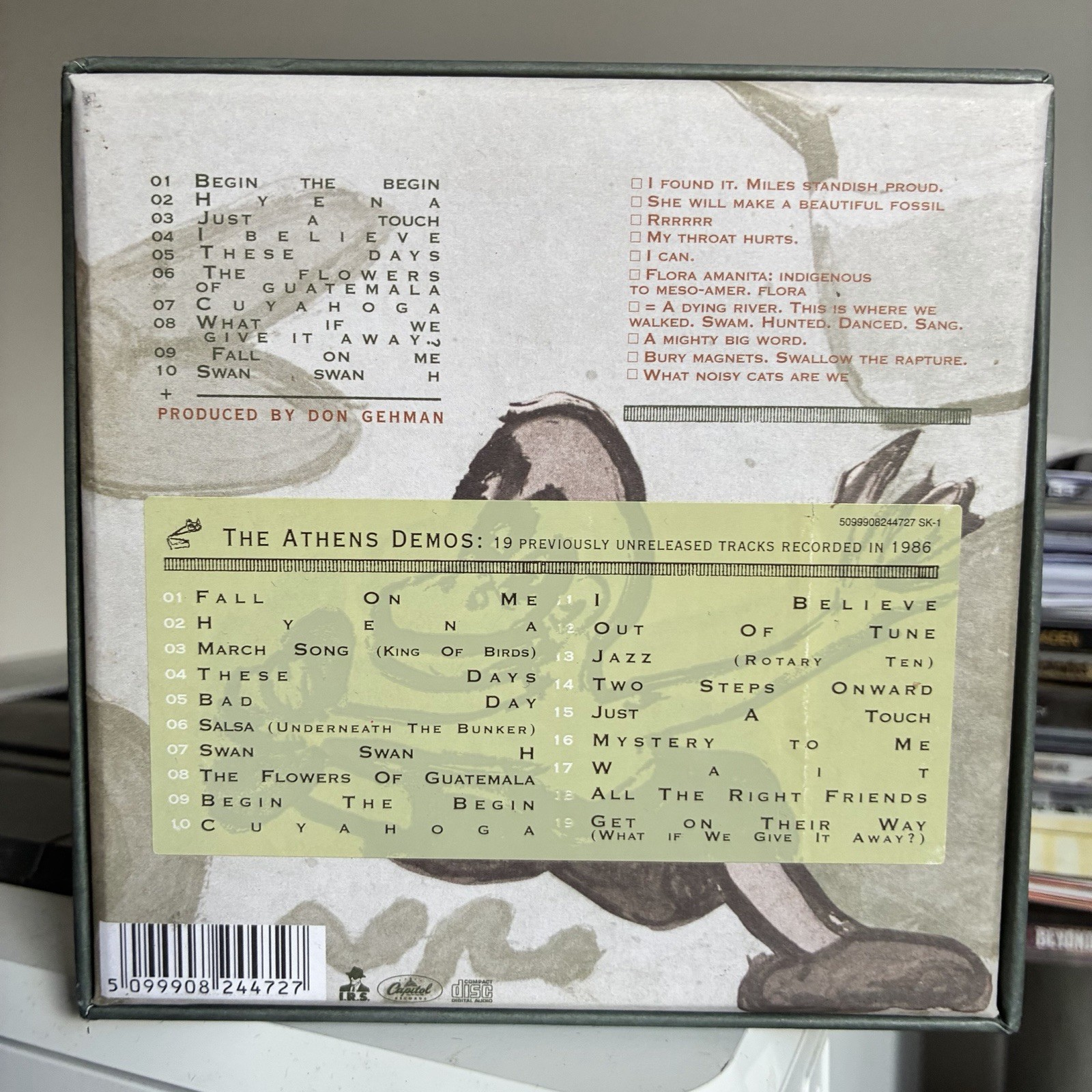 R.E.M. – Lifes Rich Pageant 2 CD BOX SET (2011) RARE 25th Anniversary Editon REM