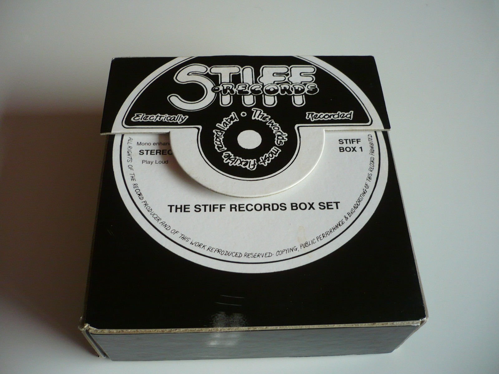 The Stiff Records Box Set 4 CD UK 1992 Punk / New Wave Demon Box Set