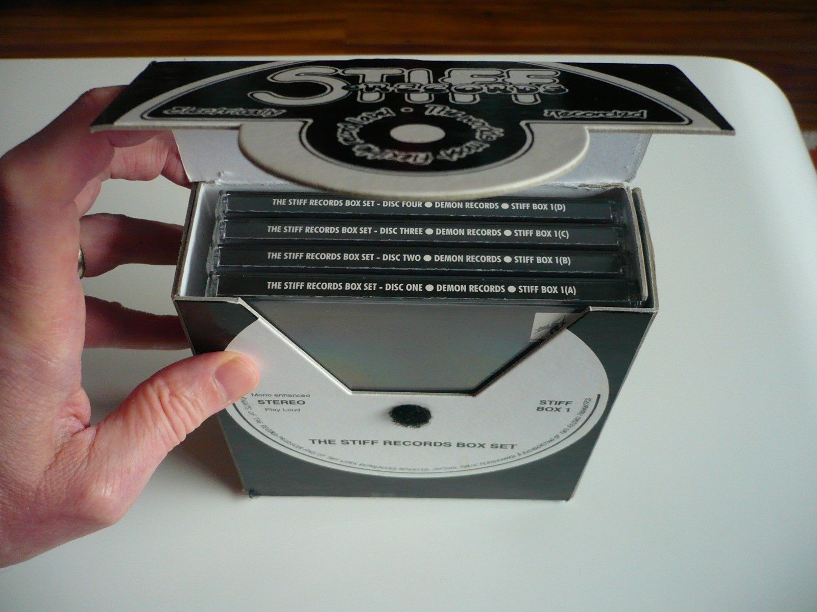 The Stiff Records Box Set 4 CD UK 1992 Punk / New Wave Demon Box Set