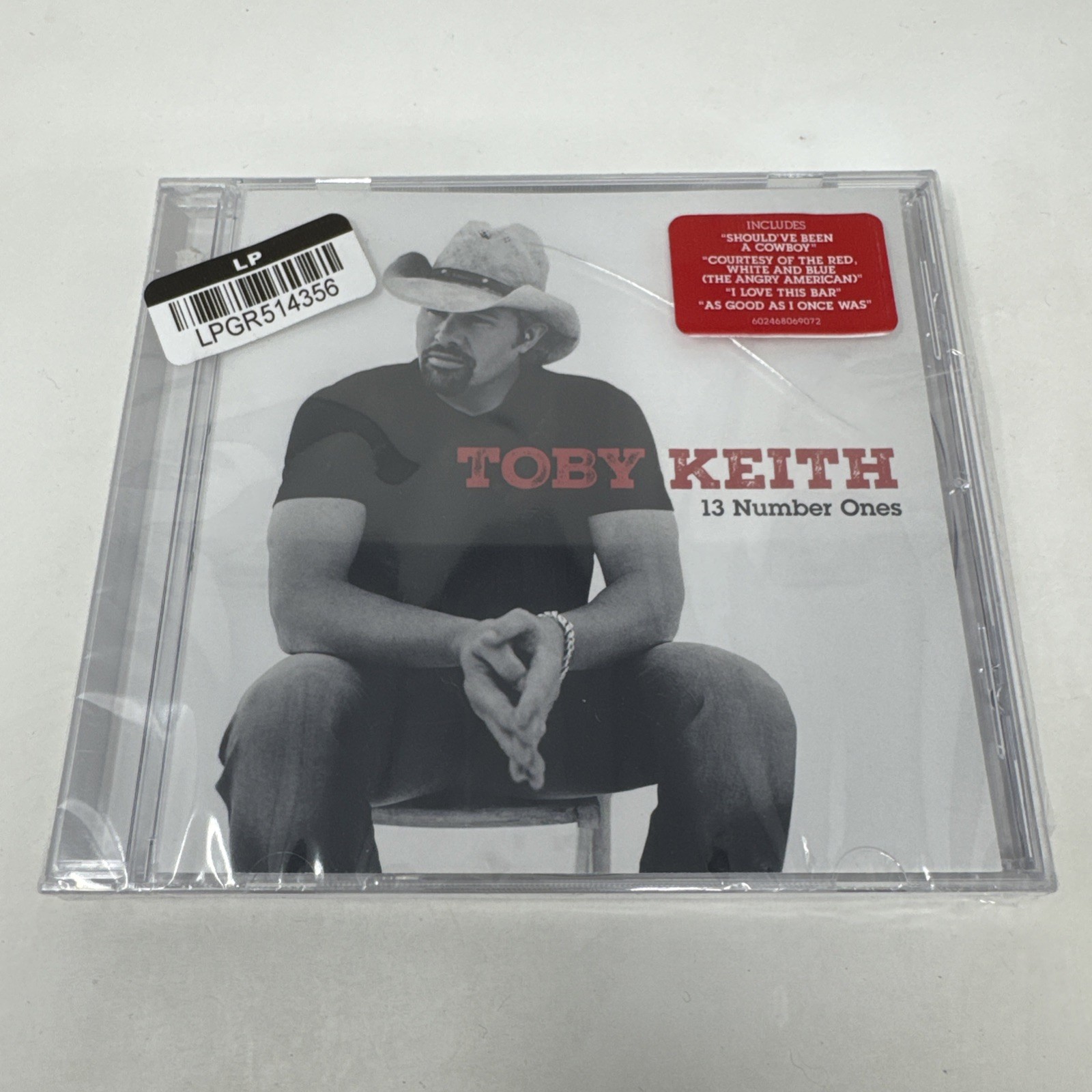 TOBY KEITH 13 NUMBER ONES CD *Cracked Case*