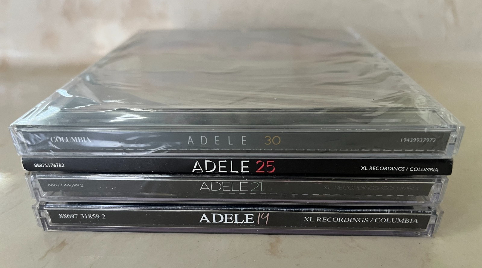 Lot 4 CDs Albums by ADELE (2 Are Brand NEW) – 19 + 21 + 25 + 30