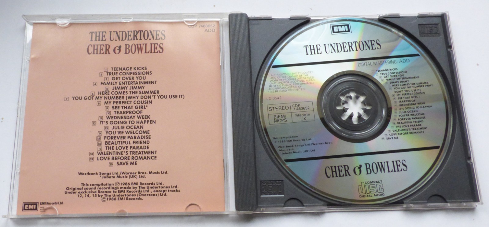 Punk/New Wave CD Bundle- Sham 69 / Blondie / Undertones / The Cars / Ian Dury
