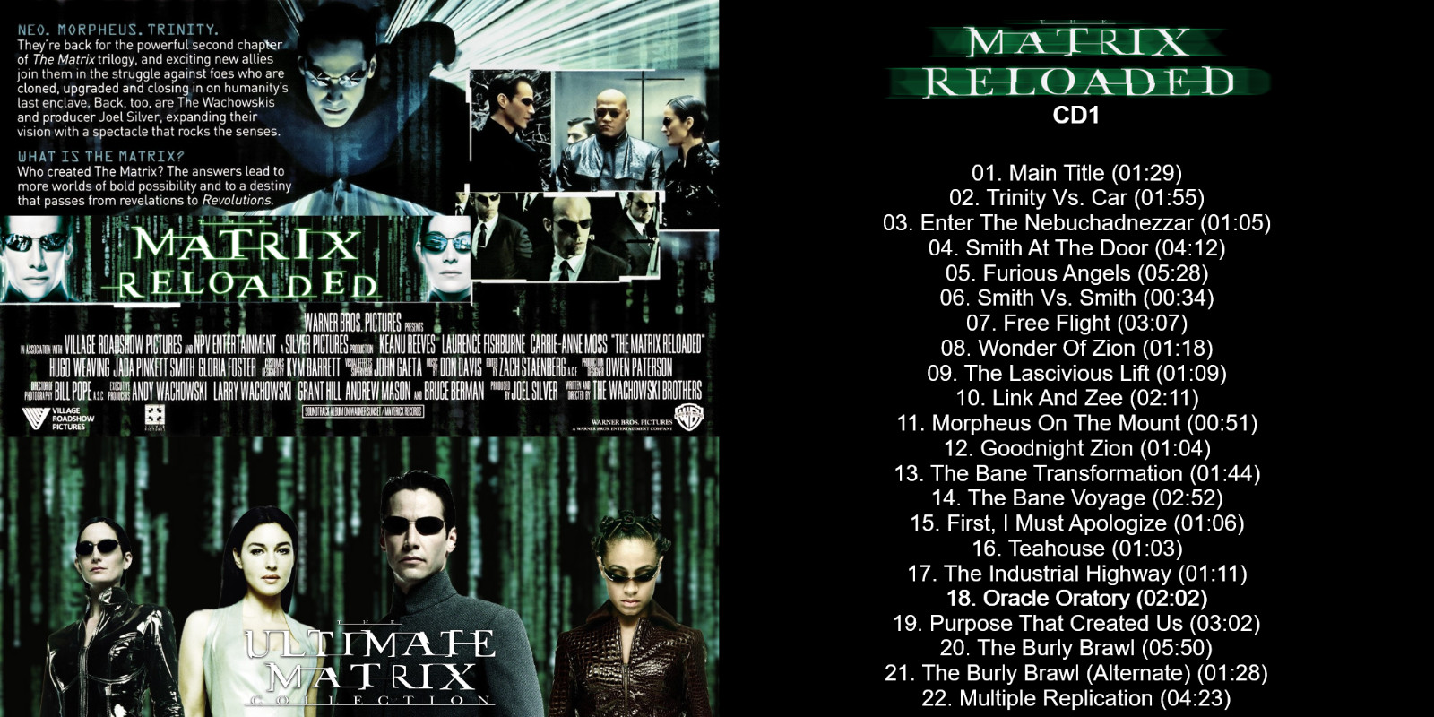 The Ultimate Matrix Collection Complete Score 6 CD Don Davis